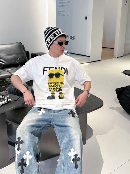 2025年4月6日入荷新作Fendi半袖 Tシャツ高級品/L...