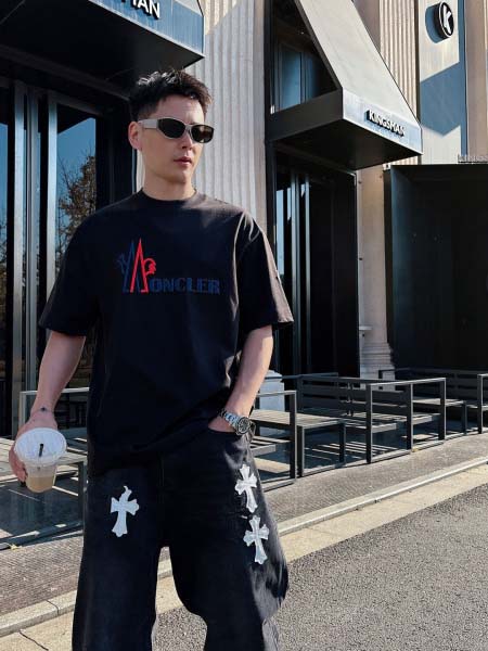 2025年4月6日入荷新作Moncler半袖 Tシャツ高級品...