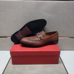 2025年4月10日入荷新品Ferragamoおすすめ人気メンズ靴本革製ギフト/誕生日/TL工場