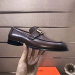 2025年4月10日入荷新品HERMESおすすめ人気メンズ靴本革製ギフト/誕生日/TL工場