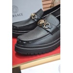 2025年4月10日入荷新品Versaceおすすめ人気メンズ靴本革製ギフト/誕生日/TL工場
