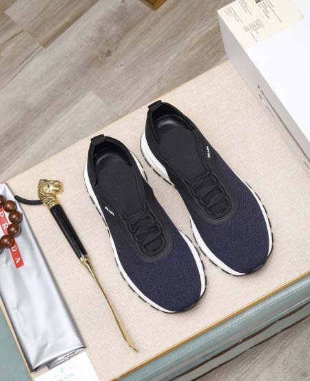 2025年4月11日入荷新品Pradaカジュアルシューズ/ス...