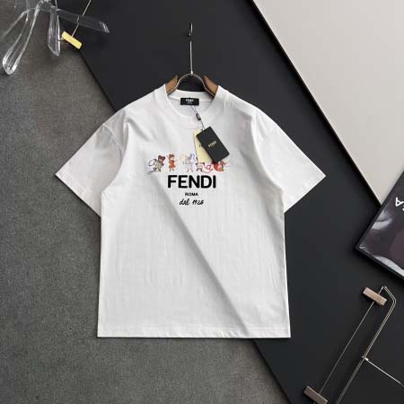 2025年4月13日入荷春夏 新作Fendi半袖 tシャツ高...