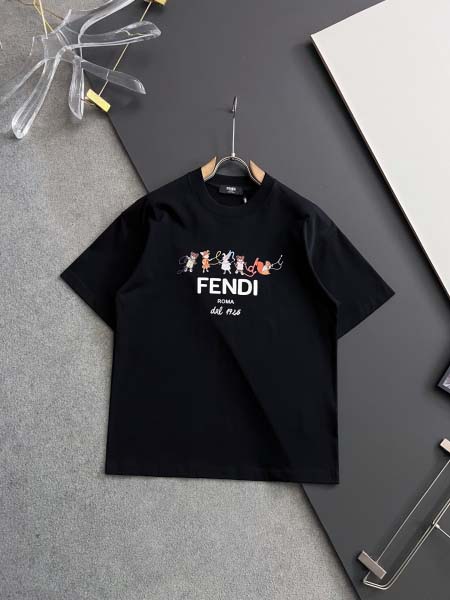 2025年4月13日入荷春夏 新作Fendi半袖 tシャツ高...