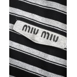 2025年4月14日入荷春夏 新作Miumiu半袖 tシャツ高級なプレゼント/誕生日プレゼント/高品質/メンツ/記念品/ wenzhou工場