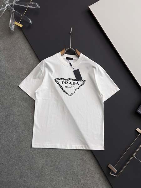 2025年4月14日入荷春夏 新作Prada半袖 tシャツ高...