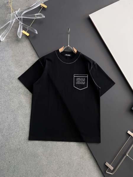 2025年4月14日入荷春夏 新作Miumiu半袖 tシャツ...