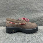 2025年4月22日入荷新品MiuMiu女性用原版復刻 ブランド靴本革製ギフト/誕生日/CT工場35-41