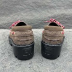 2025年4月22日入荷新品MiuMiu女性用原版復刻 ブランド靴本革製ギフト/誕生日/CT工場35-41