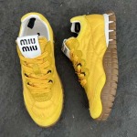 2025年4月22日入荷新品MiuMiu女性用原版復刻 ブランド靴本革製ギフト/誕生日/CT工場35-40