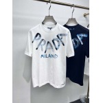 2025年4月24日入荷新作PRADA半袖Tシャツ 原版复刻高級品香港の会社超厳選★入手困難/誕生日プレゼント/yinx工場S-XXL