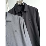 2025年4月24日入荷新作ZEGNA長袖シャツ 原版复刻高級品香港の会社超厳選★入手困難/誕生日プレゼント/yinx工場40-44