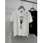 2025年4月24日入荷新作FENDI半袖Tシャツ 原版复刻高級品香港の会社超厳選★入手困難/誕生日プレゼント/yinx工場M-XXXL