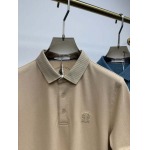 2025年4月24日入荷新作Brunello Cucinelli半袖ポロシャツ 原版复刻高級品香港の会社超厳選★入手困難/誕生日プレゼント/yinx工場M-XXXL