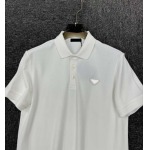 2025年4月24日入荷新作PRADA半袖ポロシャツ 原版复刻高級品香港の会社超厳選★入手困難/誕生日プレゼント/yinx工場S-XXL
