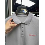 2025年4月24日入荷新作PRADA半袖ポロシャツ 原版复刻高級品香港の会社超厳選★入手困難/誕生日プレゼント/yinx工場48-56