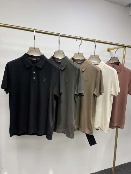 2025年4月25日入荷新作ZEGNA半袖ポロシャツ 原版复...