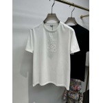 2025年4月25日入荷新作LOEWE半袖Tシャツ 原版复刻高級品香港の会社超厳選★入手困難/誕生日プレゼント/yinx工場