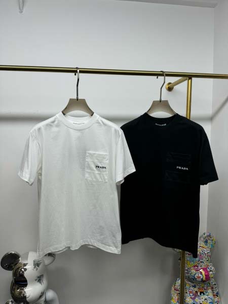 2025年4月25日入荷新作PRADA半袖Tシャツ 原版复刻...