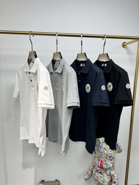 2025年4月25日入荷新作MONCLER半袖ポロシャツ 原...