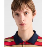 2025年4月25日入荷新作Prada半袖ポロシャツ 原版复刻高級品香港の会社超厳選★入手困難/誕生日プレゼント/yinx工場