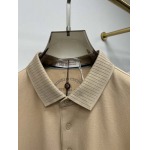 2025年4月25日入荷新作Brunello Cucinelli半袖ポロシャツ 原版复刻高級品香港の会社超厳選★入手困難/誕生日プレゼント/yinx工場