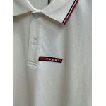 2025年4月25日入荷新作Prada半袖ポロシャツ 原版复刻高級品香港の会社超厳選★入手困難/誕生日プレゼント/yinx工場