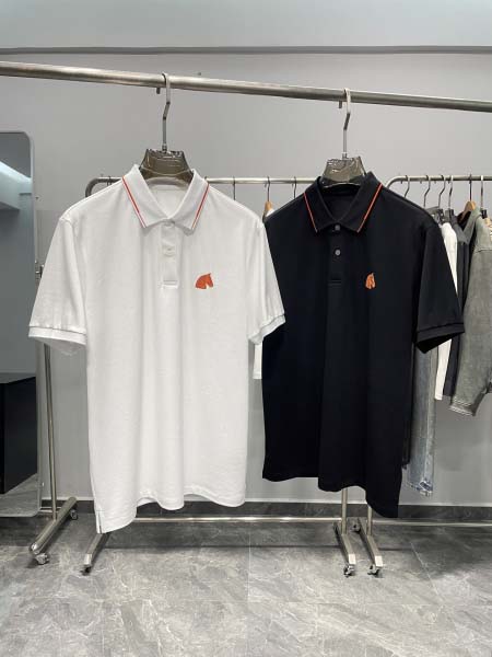 2025年4月26日入荷新作HERMES半袖ポロシャツ 原版...