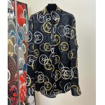 2025年5月1日春夏新品Chanel長袖シャツ 素材100...