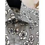 2025年5月1日春夏新品Chanel長袖シャツ 素材100%:シルク