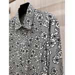2025年5月1日春夏新品Chanel長袖シャツ 素材100%:シルク