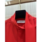 2025年5月1日春夏新品VALENTINO長袖シャツ 素材100%:シルク