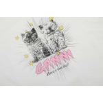 2025年5月1日入荷新作GANNI半袖 Tシャツ誕生日プレゼントの服/男女兼用/カップル服人気/R&B