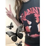 2025年5月1日入荷新作GANNI半袖 Tシャツ誕生日プレゼントの服/男女兼用/カップル服人気/R&B