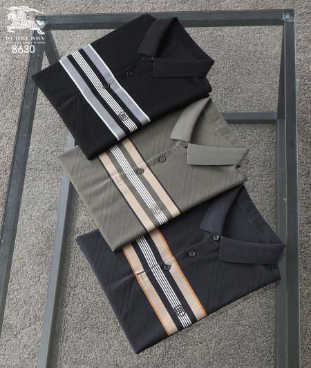 2025年5月6日入荷新作burberry紳士半袖ポロシャツ安いけど高品質M-4XL/Fuer工場