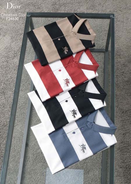 2025年5月6日入荷新作DIOR紳士半袖ポロシャツ安いけど高品質M-4XL/Fuer工場
