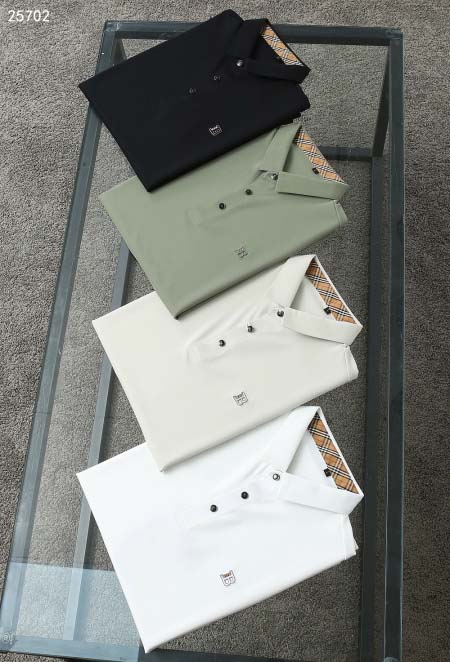 2025年5月6日入荷新作burberry紳士半袖ポロシャツ安いけど高品質M-4XL/Fuer工場