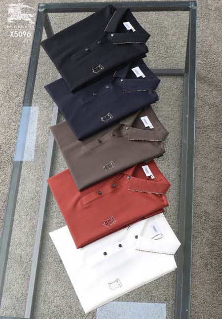 2025年5月6日入荷新作burberry紳士半袖ポロシャツ安いけど高品質M-4XL/Fuer工場