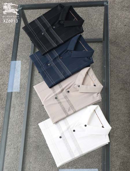 2025年5月7日入荷新作burberry紳士半袖 シャツ安いけど高品質M-XXXXL/Fuer工場