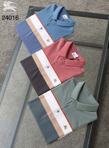 2025年5月7日入荷新作burberry紳士半袖ポロシャツ安いけど高品質M-XXXXL/Fuer工場