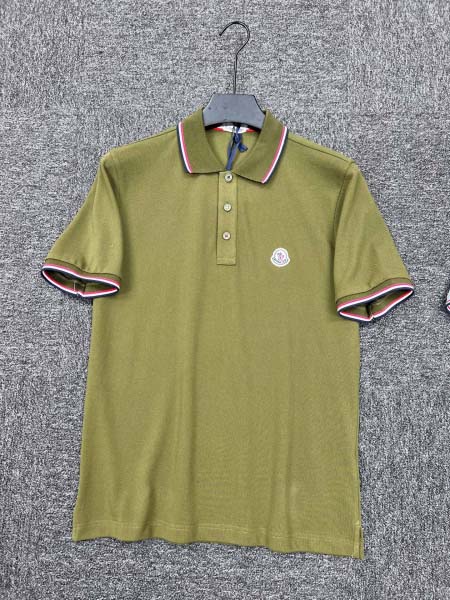 2025年5月21日入荷新作Moncler半袖ポロシャツ 原版复刻高級品香港の会社超厳選★入手困難/誕生日プレゼント/yinx工場