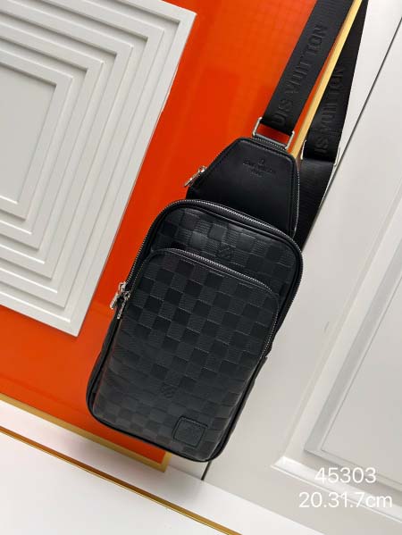 2025年5月28日入荷新作Louis Vuitton  Avenue  Damier Infini  N45303 N46327  SIZE:20x31x7CM  お安い/人気/本革 バッグ/XX工場