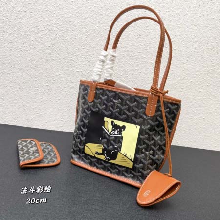 2025年5月29日入荷新作anjou mini tote goyard minitoteSIZE:20cm*19cm*8cm お安い/人気/革/バッグ/XX工場