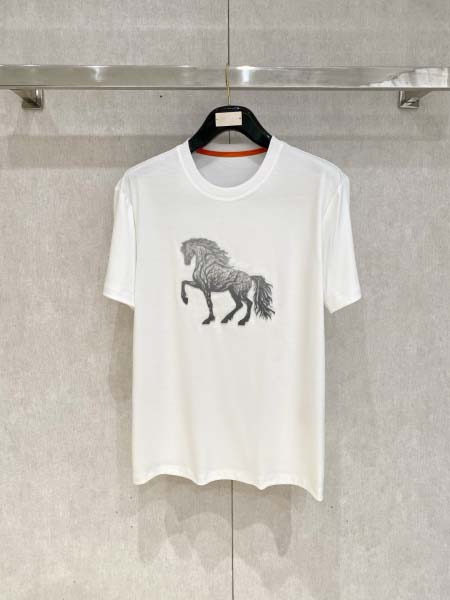 2025年5月4日入荷高品質春夏新作HERMES半袖Tシャツ...