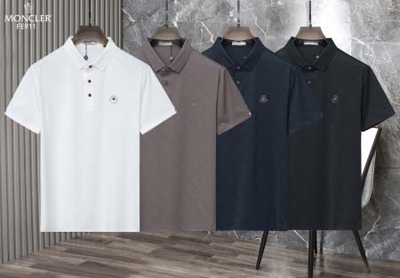 2025年5月6日入荷新作MONCLER紳士半袖ポロシャツ安...