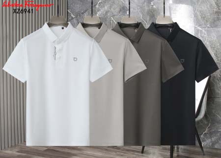 2025年5月6日入荷新作Ferragamo紳士半袖ポロシャ...