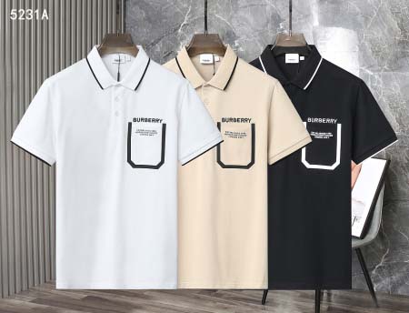 2025年5月6日入荷新作burberry紳士半袖ポロシャツ...