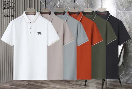 2025年5月6日入荷新作burberry紳士半袖ポロシャツ...