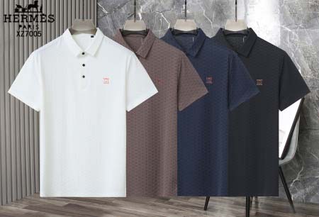 2025年5月7日入荷新作hermes紳士半袖ポロシャツ安い...