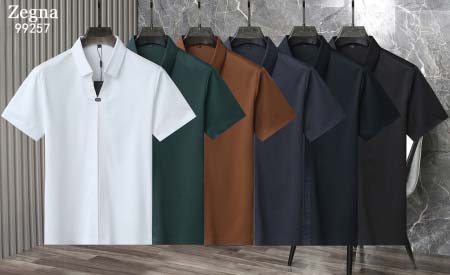 2025年5月7日入荷新作zegna紳士半袖ポロシャツ安いけ...